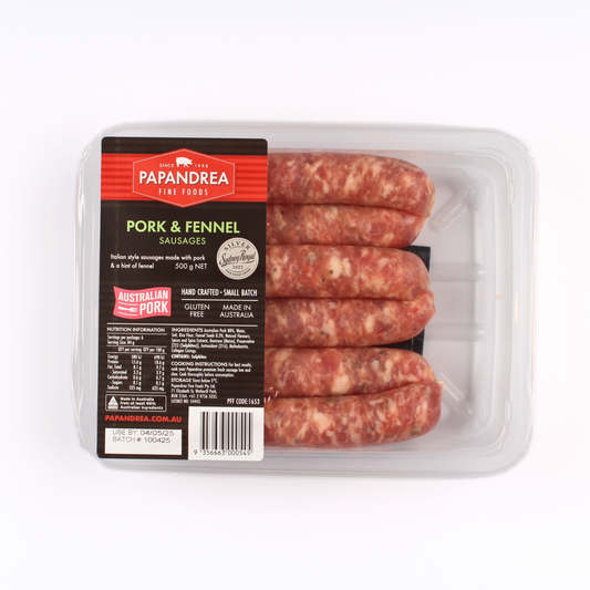 Pork & Fennel Sausages