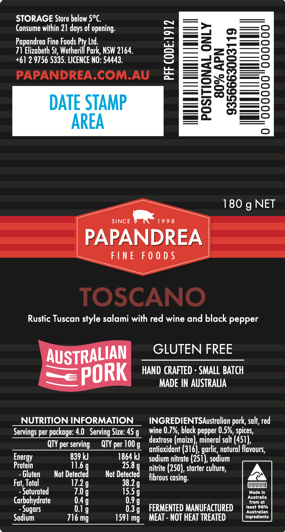 Toscano Salami