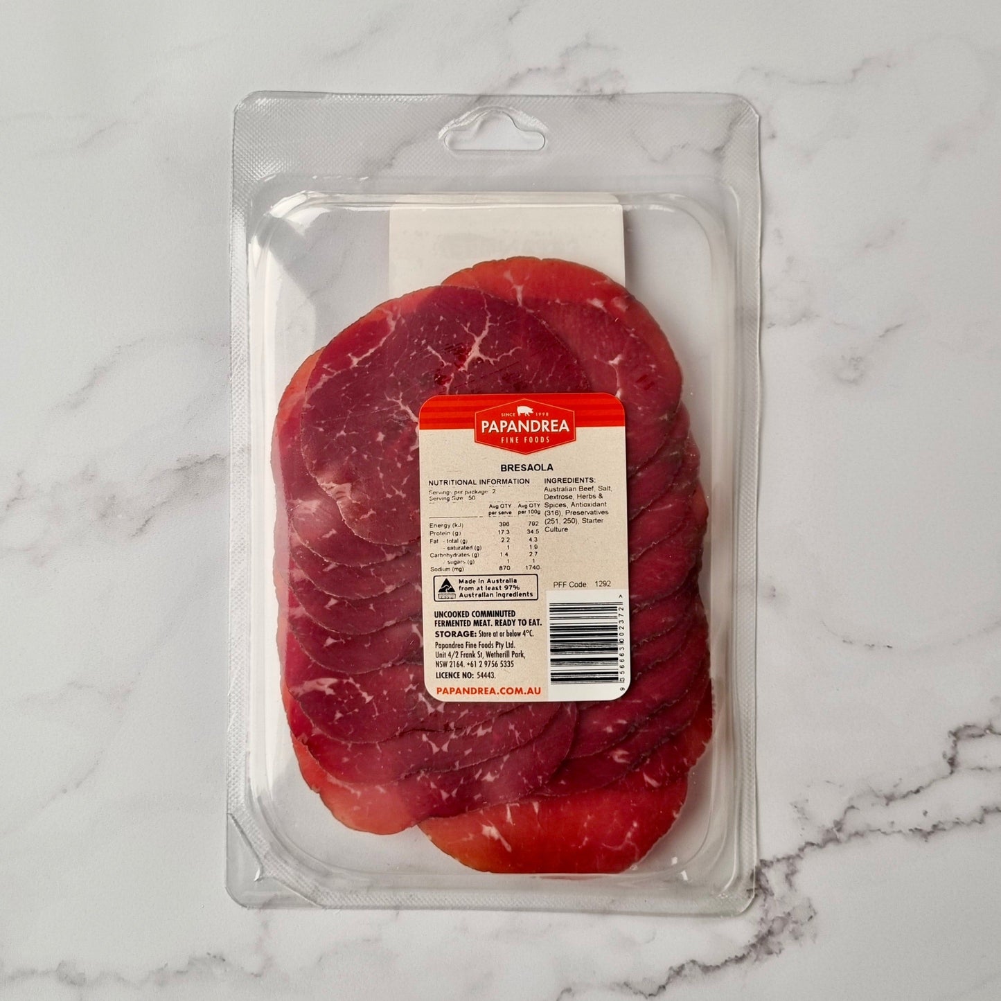 Bresaola - Sliced 100g