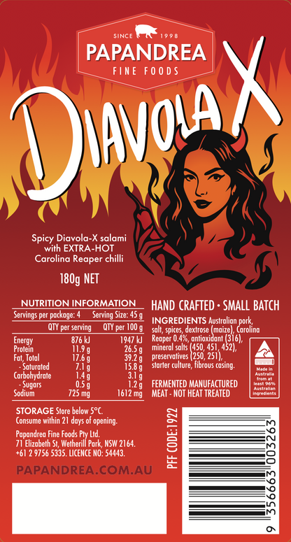Diavola-X Salami 180g