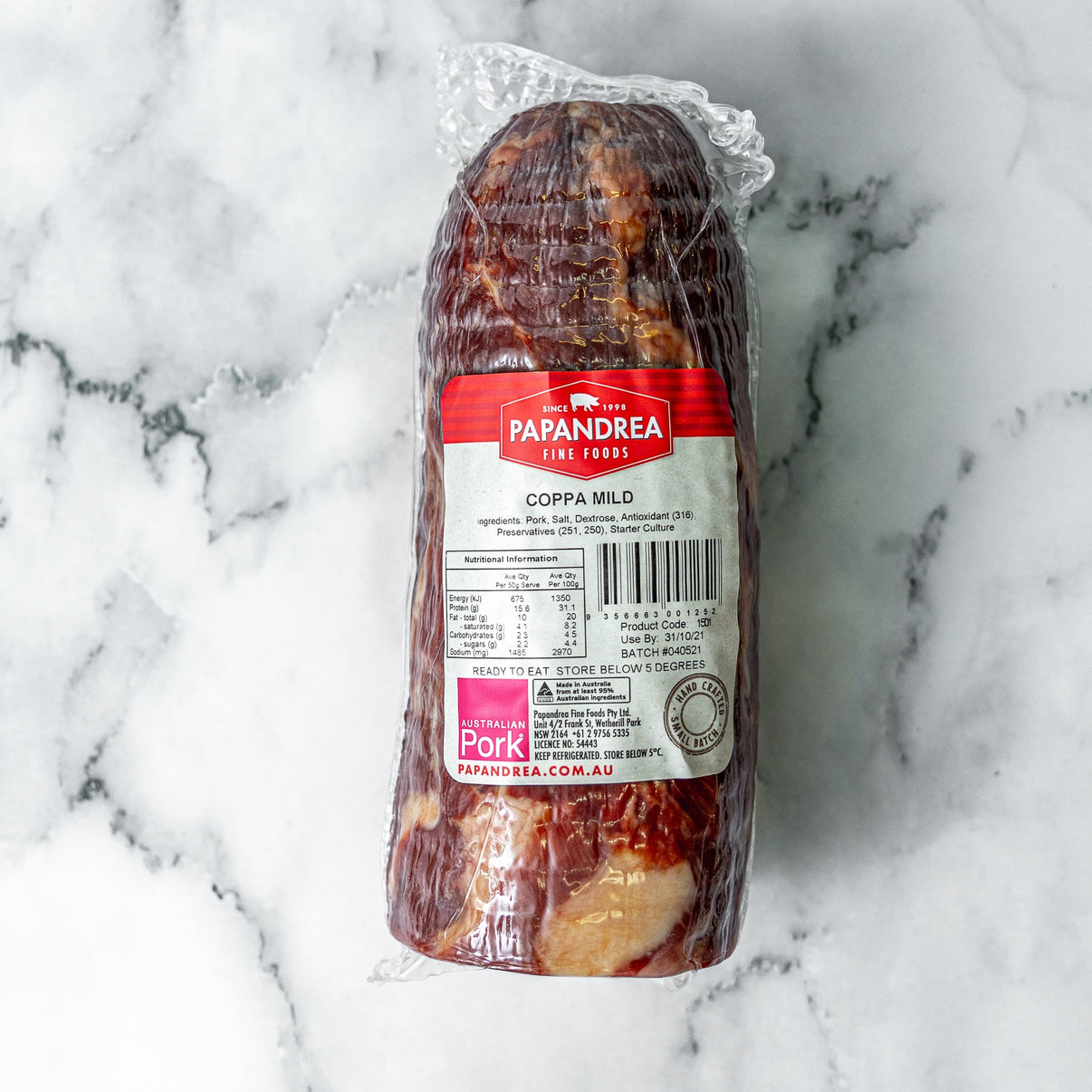 Coppa – Papandrea Fine Foods
