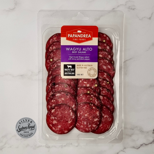 Wagyu 'Alto' Salami - Sliced 100g