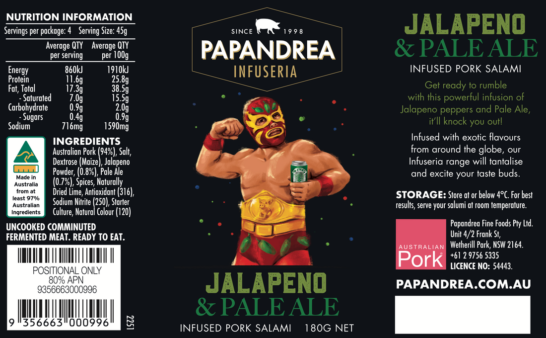Jalapeno & Pale Ale - Infuseria Salami